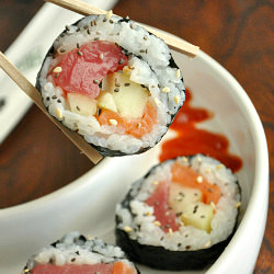 Homemade Chia Sesame Sushi