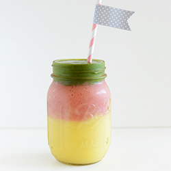 Layered Mango Smoothie