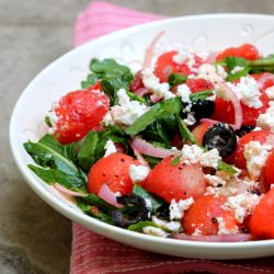 Watermelon and Ricotta Salad