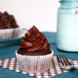 Chocolate on Chocolate Cupcakes