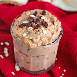 Healthy Oatmeal Raisin Cookie Dough