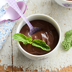 Dark Chocolate Coconut Pudding