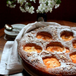 Peach and Lemon Yoghurt Cake