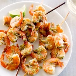 Chile Lime Shrimp Skewers