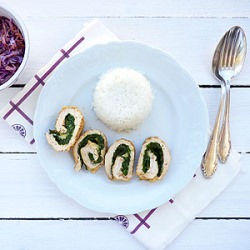 Chicken Roulade with Spinach