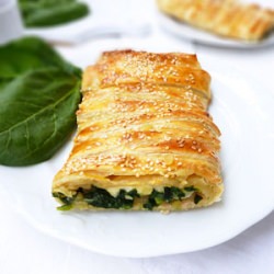 Puff Pastry with Spinach