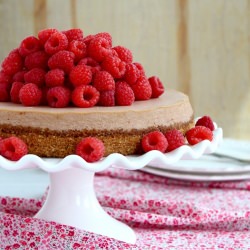 Raspberry Goat Cheese Cheesecake