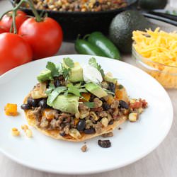 Tex-Mex Skillet Tostadas