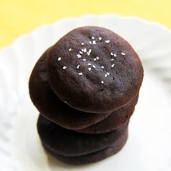 Salted Dark Chocolate Cookies