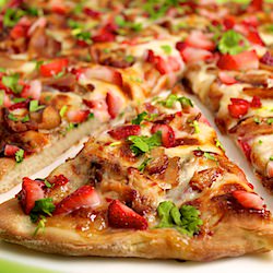 Balsamic Strawberry Pizza