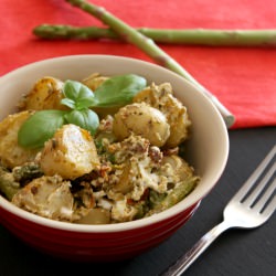 Asparagus Goat Cheese Potato Salad
