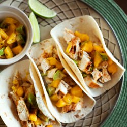 Chicken Mango Tacos