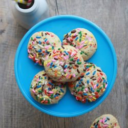 Sprinkle Funfetti Chobani Cookies