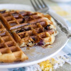 Blueberry Muffin Waffles