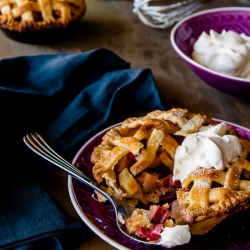 Apple & Rhubarb Pies