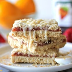Strawberry Jam Crumb Bars
