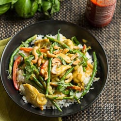 Basil and Chicken Curry