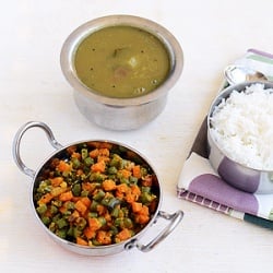 Ridge Gourd Gravy and Stir Fry