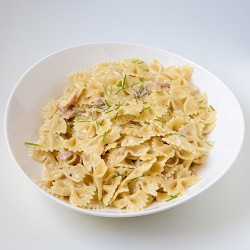 Pasta with Cream and Ham (20min)