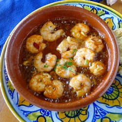 Shrimp Sizzled with Garlic