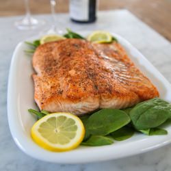 Skillet Roasted Salmon