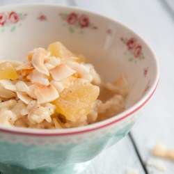 Piña Colada Rice Pudding