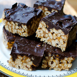 Salted Caramel PB Cereal Treats