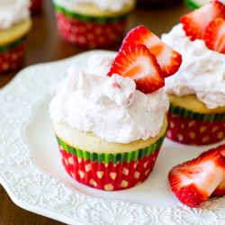 Strawberry Shortcake Cupcakes