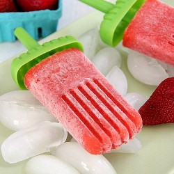 Strawberry Daiquiri Popsicles