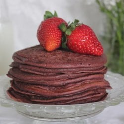 Red Velvet Pancakes