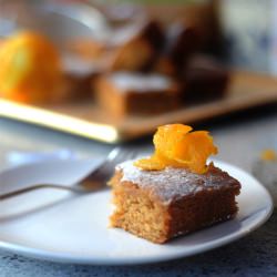 Sticky Gingerbread & Orange Cake