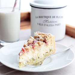 Rhubarb Cheesecake