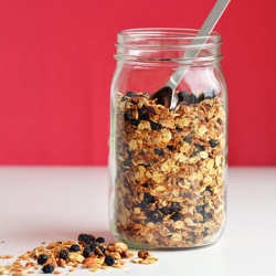 Blueberry and Pecan Granola