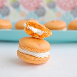 Orange Blossom Macarons