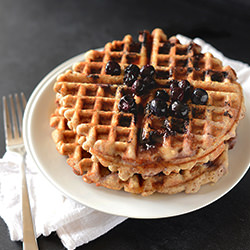 Lemon Blueberry Waffles