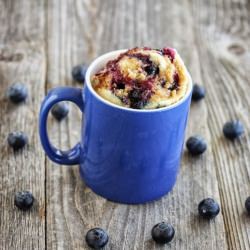 Blueberry Muffin Mug Cake