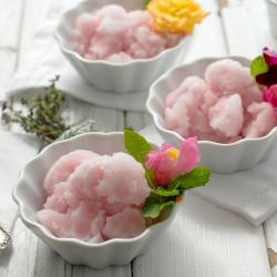 Pink Lemonade Lavender Thyme Sorbet