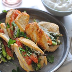 Stuffed Chicken Boats