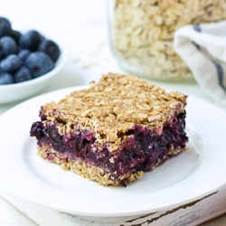 Blueberry-Oat Breakfast Squares