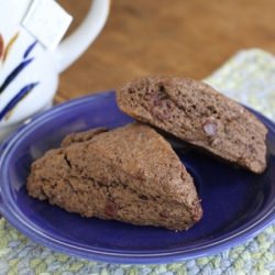 Mocha Chocolate Chip Scones