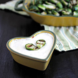 Brussies w/ Jalapeno-Honey Aioli