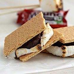 S’mores with Mounds Candy Bars