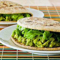 Easy Spicy Avocado in Pita