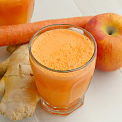Carrot, Ginger and Apple Juice