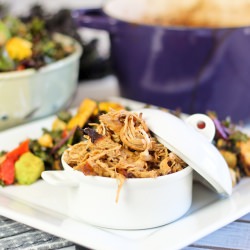 Pulled Turkey and Kale Salad