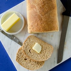 Fluffy 100% Whole Wheat Bread