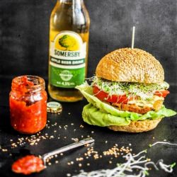 Burger with Lentils