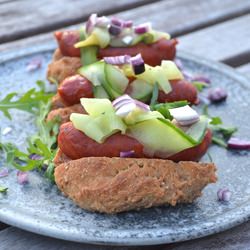 Mini Hot Dogs with Chorizo