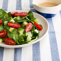 Spinach Salad with Cumin Dressing