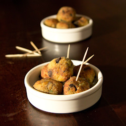 Eggplant Balls with Pine Nuts